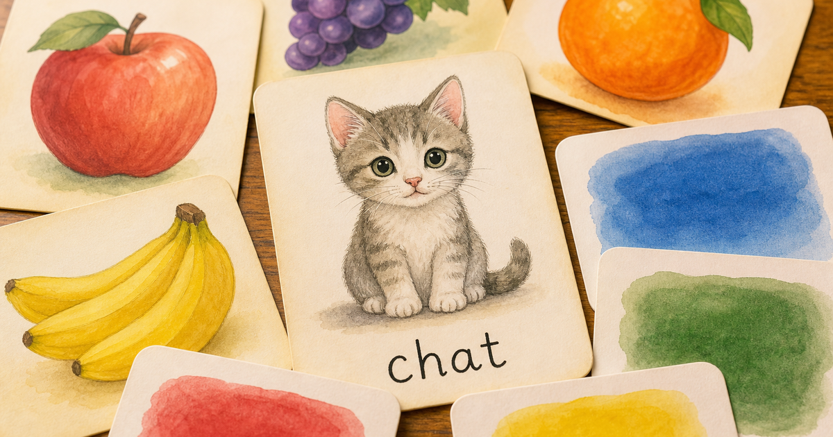 Couverture : Quel thème de flashcards choisir selon l'âge de mon enfant ?