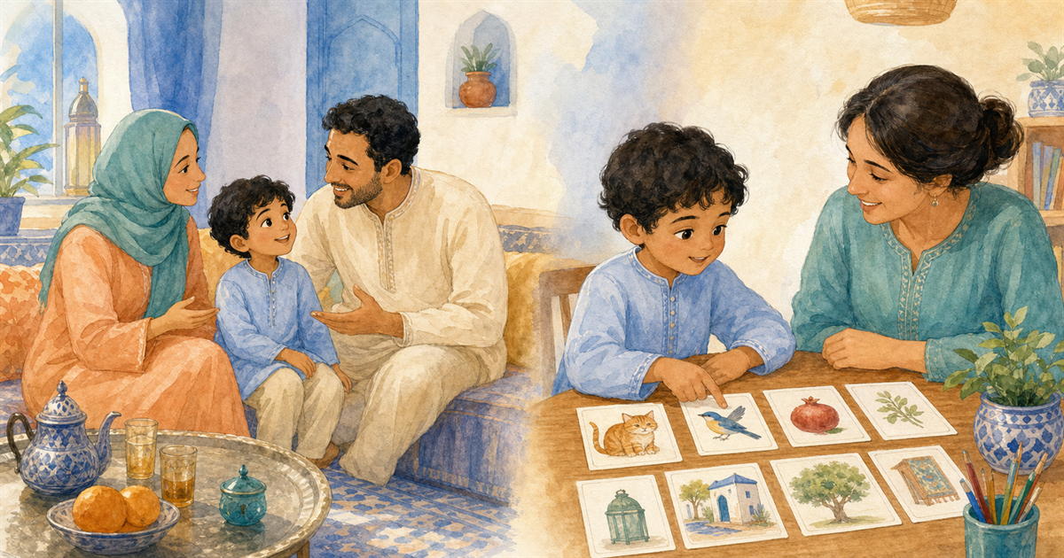 Couverture : Darija arabe standard enfant : comprendre pour mieux accompagner