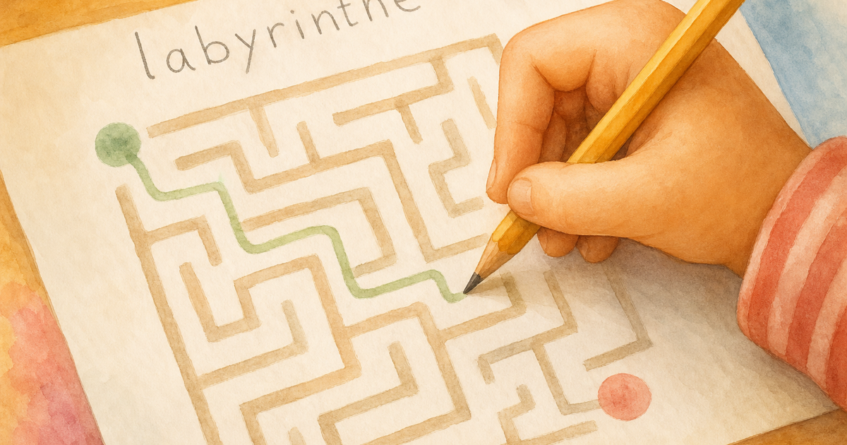 Couverture : Comment les labyrinthes préparent-ils la main à écrire ?