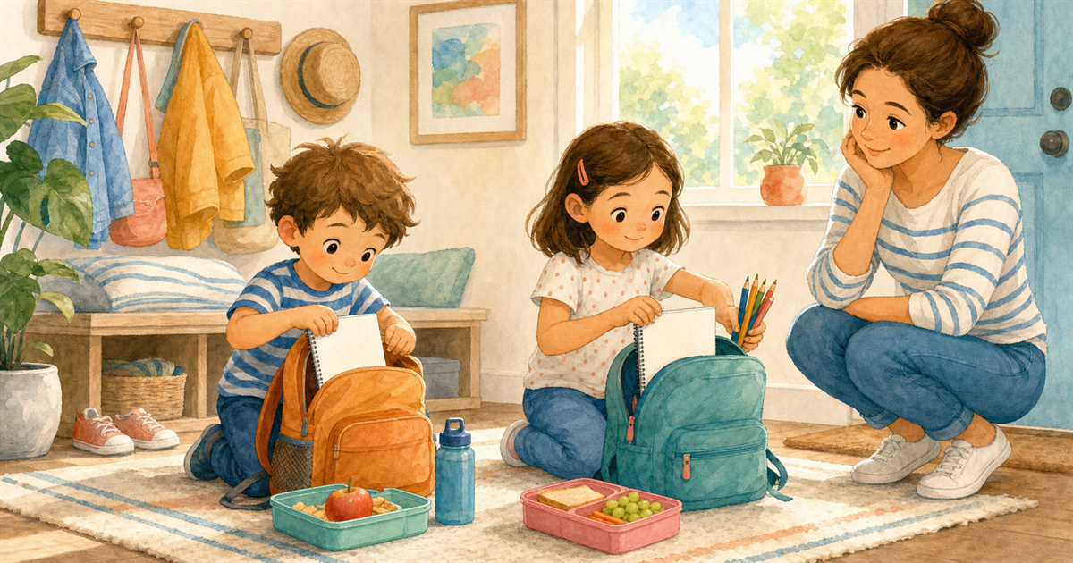 Couverture : Préparer la rentrée CP et maternelle : la check-list sereine des parents