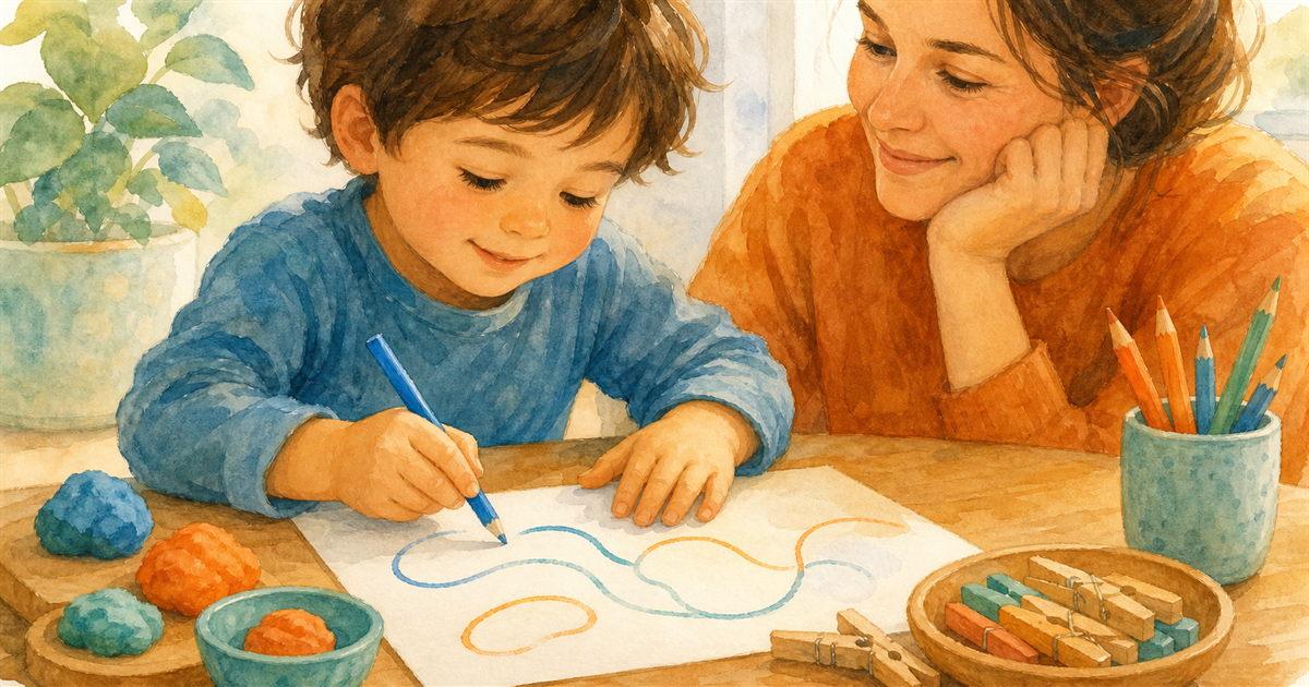Couverture : Tenue du crayon enfant : les 3 étapes de la bonne prise et les erreurs à corriger
