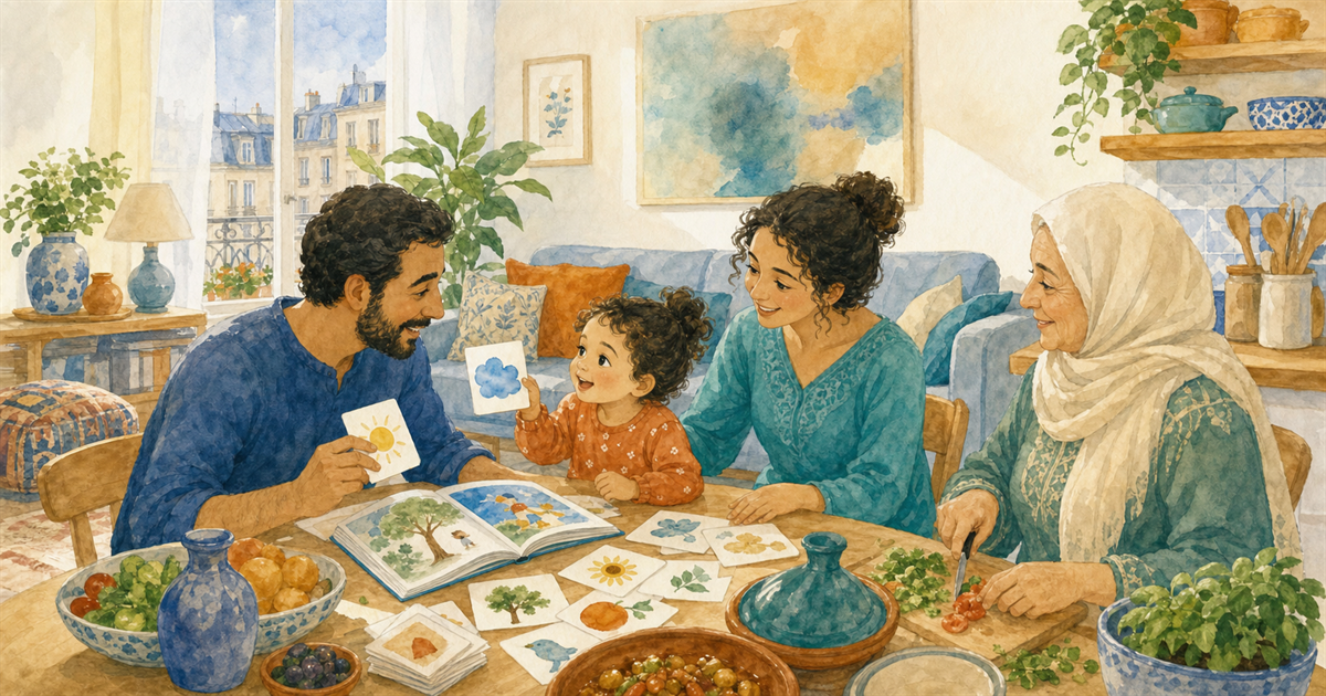 Couverture : Transmettre l’arabe à ses enfants en France : le guide pratique
