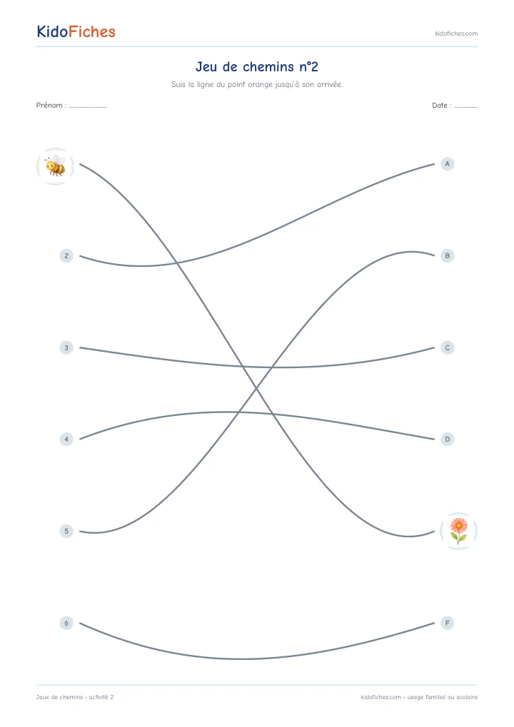 Aperçu activité 2 — Jeux de chemins