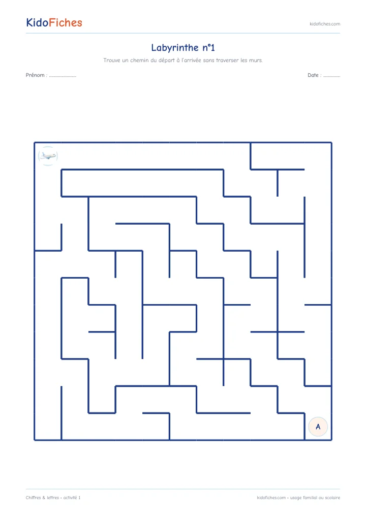 Activité 1 — Chiffres & lettres