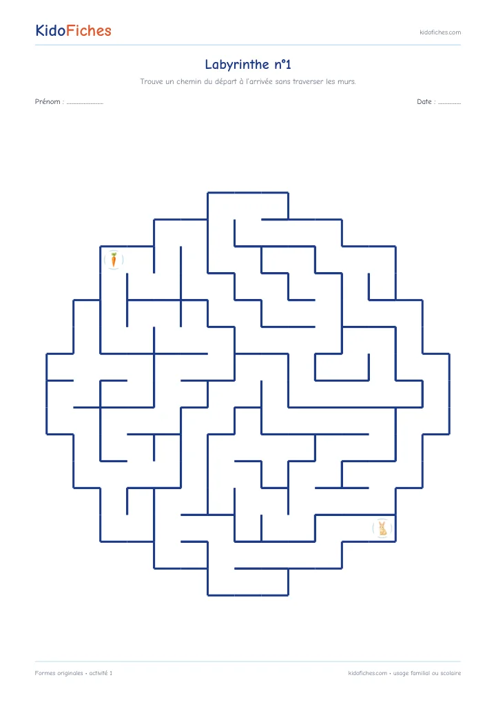 Activité 1 — Formes originales