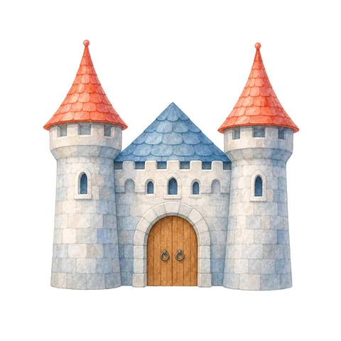 Illustration du mot château