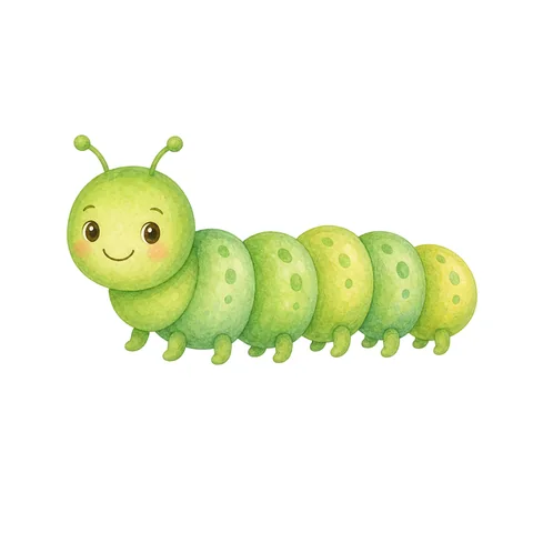 Illustration du mot chenille