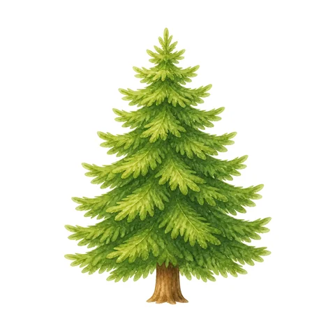 Illustration du mot sapin