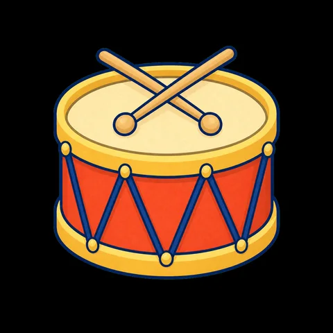 Illustration du mot tambour